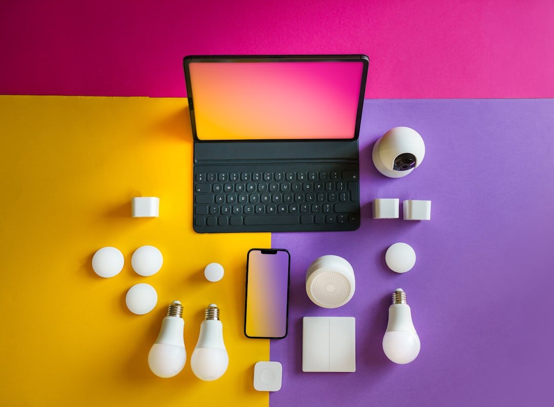 Smart home devices and IoT ecosystem concept