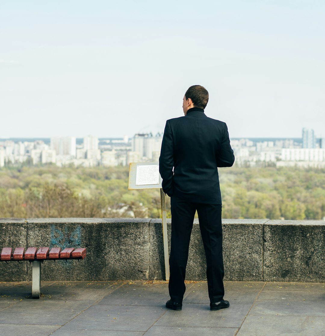 Professional Belgian man in business suit smiling